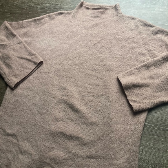 Urban Outfitters UO Mock Sweater Tan Size Small - Picture 2 of 4